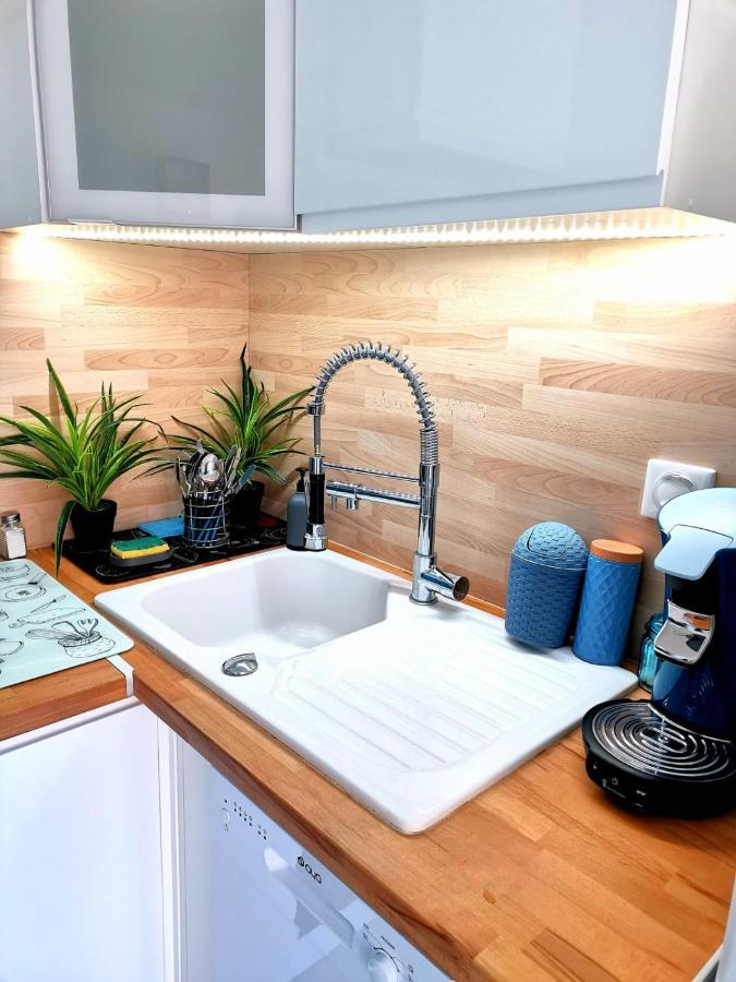 Appartement Vue Mer,Acces Direct Plage,Fibre,Clim,Parking Public Gratuit Le Barcarès Exteriör bild