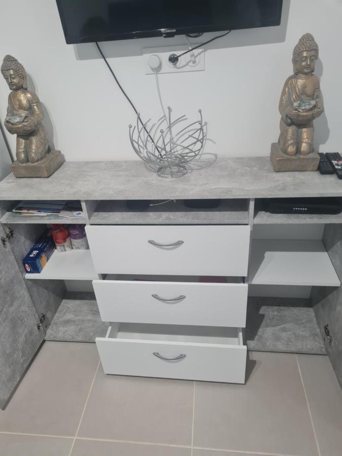 Appartement Vue Mer,Acces Direct Plage,Fibre,Clim,Parking Public Gratuit Le Barcarès Exteriör bild