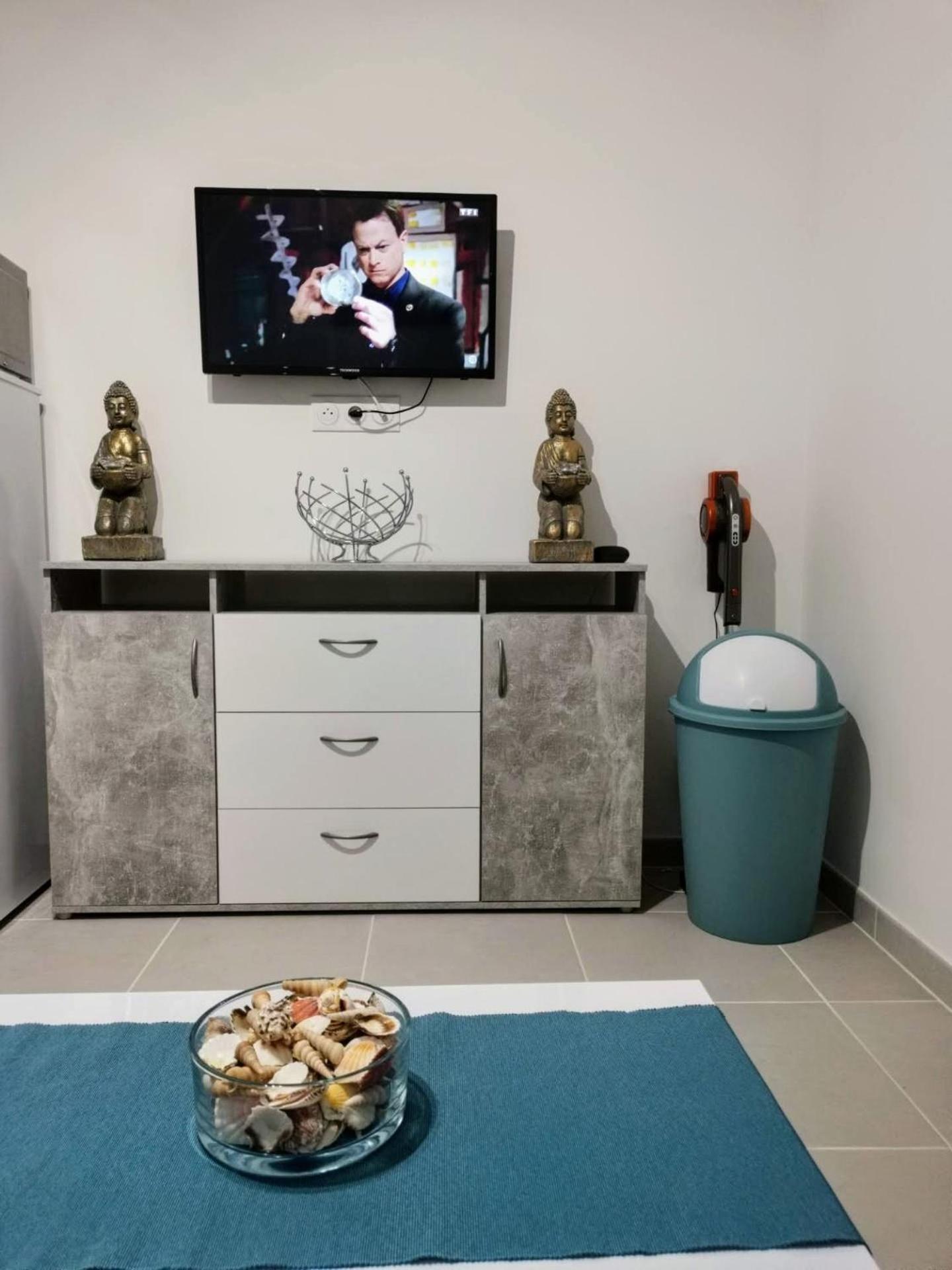 Appartement Vue Mer,Acces Direct Plage,Fibre,Clim,Parking Public Gratuit Le Barcarès Exteriör bild