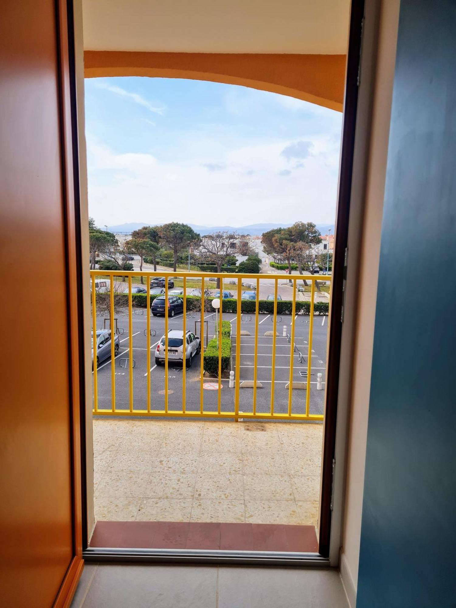 Appartement Vue Mer,Acces Direct Plage,Fibre,Clim,Parking Public Gratuit Le Barcarès Exteriör bild